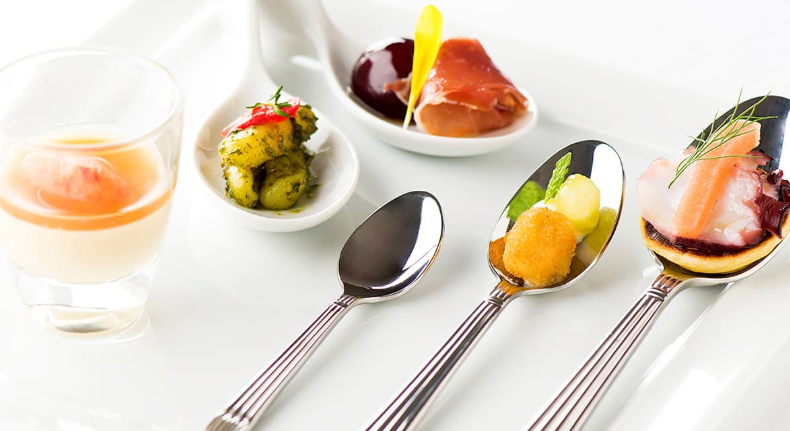 リストランテ ル・ミディ ひらまつの会場・料理例